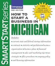 Cover of: How to Start a Business in Michigan (Smart Start)