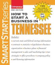 Cover of: How to Start a Business in Tennessee (Smart Start)