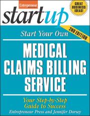 Cover of: Start Your Own Medical Claims Billing Service