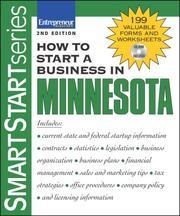 Cover of: How to Start a Business in Minnesota