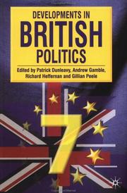 Cover of: Developments in British politics 7 by edited by Patrick Dunleavy ... [et al.].