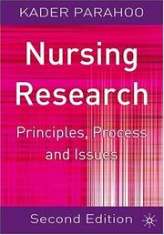 Cover of: Nursing Research