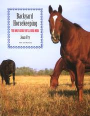 Cover of: Backyard Horsekeeping, New and Revised by Joan Fry