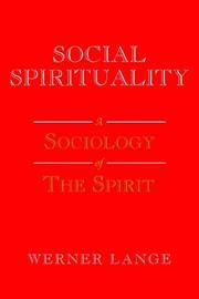 Cover of: Social Spirituality