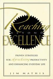 Cover of: Reaching Beyond Excellence