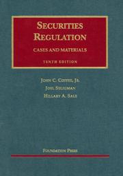 Cover of: Securities Regulation: Cases and Materials (University Casebook)