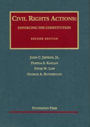 Civil rights actions by John Calvin Jeffries, John C., Jr. Jeffries, Pamela S. Karlan, Peter W. Low, George A. Rutherglen