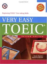 Cover of: Very Easy TOEIC, Second Edition (with 2 Audio CDs), Beginning TOEIC Test-taking Skills by Anne Taylor; Garrett Byrne
