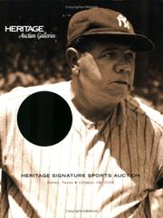 Cover of: Heritage Signature Sports Auction #705