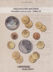 Cover of: Heritage -Dallas Coin Auction #420 November 29-30, 2006 by Various