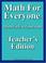 Math For Everyone