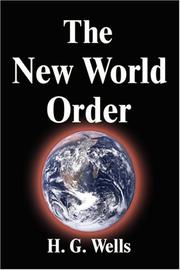 Cover of: The New World Order by H. G. Wells