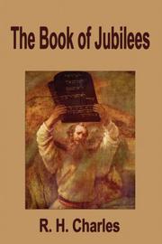 Cover of: The Book of Jubilees