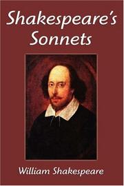 Cover of: Shakespeare's Sonnets by William Shakespeare