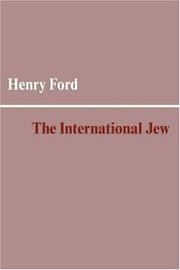 Cover of: The International Jew