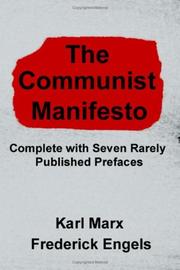 Cover of: The Communist Manifesto [Collectors Edition Cloth Hardcover] by Karl Marx, Friedrich Engels