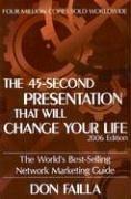 Cover of: The 45 Second Presentation That Will Change Your Life