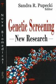 Cover of: Genetic Screening | Sandra R. Pupecki