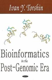 Cover of: Bioinformatics in the Post-Genomic Era: The Role of Biophysics
