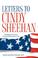 Cover of: Letters to Cindy Sheehan