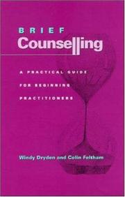 Cover of: Brief counselling | Windy Dryden