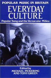 Cover of: Everyday culture: popular song and the vernacular milieu