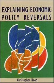Cover of: Explaining economic policy reversals