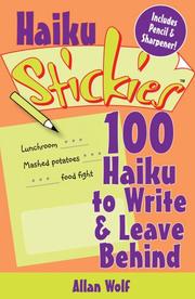 Cover of: Haiku Stickies: 100 Haiku to Write & Leave Behind (Stickies)