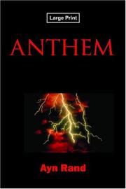 Cover of: Anthem by Ayn Rand, Erin Bateman, Ayn Rand