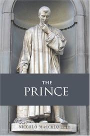 Cover of: The Prince by Niccolò Machiavelli