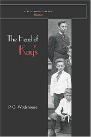 Cover of: The Head of Kay's by P. G. Wodehouse, P. G. Wodehouse