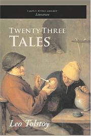 Cover of: Twenty-Three Tales by Лев Толстой
