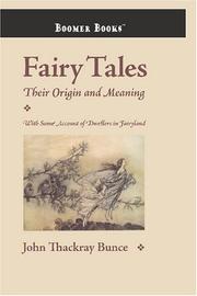 Cover of: Fairy Tales by John Thackray Bunce