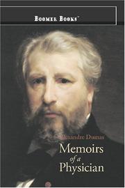 Cover of: Memoirs of a Physician by Alexandre Dumas