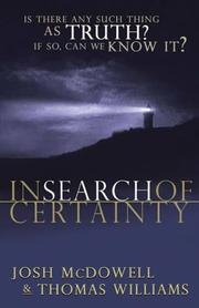 Cover of: In Search of Certainty