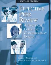Cover of: Effective Peer Review: A Practical Guide to Contemporary Design