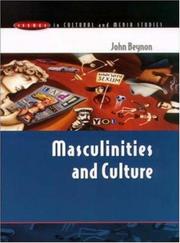 Cover of: Masculinities and Culture (Issues in Cultural and Media Studies)