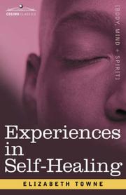 Cover of: Experiences in Self-Healing