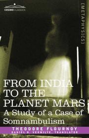 Cover of: FROM INDIA TO THE PLANET MARS: A Study of a Case of Somnambulism