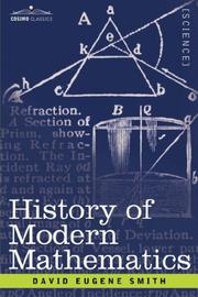 Cover of: History of Modern Mathematics