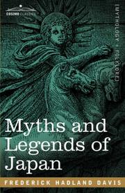 Cover of: Myths and Legends of Japan by Frederick Hadland Davis