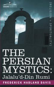 Cover of: THE PERSIAN MYSTICS by Frederick Hadland Davis