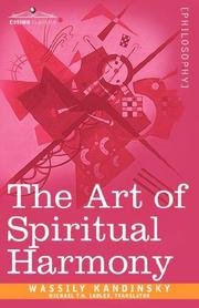 Cover of: The Art of Spiritual Harmony by Wassily Kandinsky