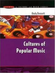 Cover of: Cultures of Popular Music (Issues in Cultural & Media Studies)