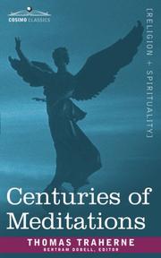 Cover of: Centuries of meditations