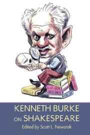Cover of: Kenneth Burke on Shakespeare