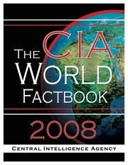 Cover of: The CIA World Factbook 2008 (CIA World Factbook) by Central Intelligence Agency