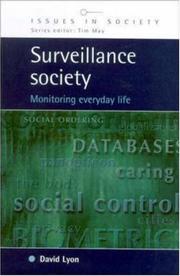 Cover of: Surveillance Society by David Lyon