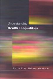 Cover of: Understanding Health Inequalities