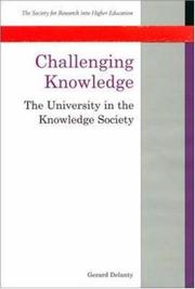 Cover of: Challenging Knowledge by Gerard Delanty, Gerard Delanty